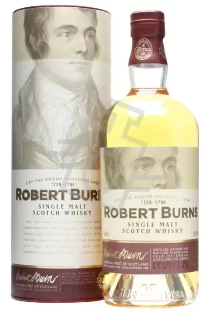 ARRAN Whisky Robert Burns 0,7l Single Malt S. 43% DD.
