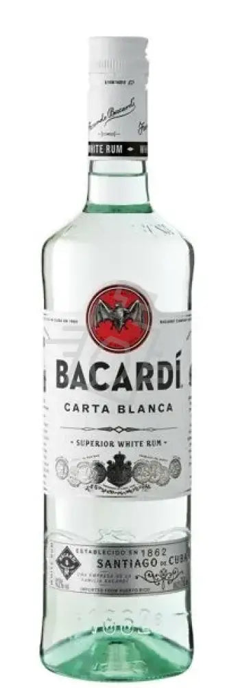 BACARDI Rum  0,7l Carta Blanca 37,5% DD. + pohár