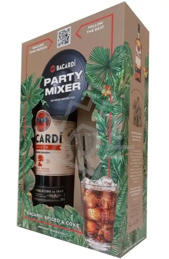 BACARDI Rum Spiced 0,7l 35% DD. + pohár