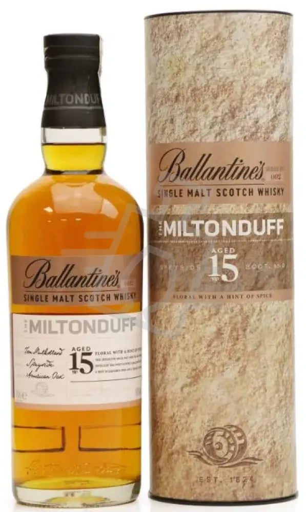 BALLANTINE'S Whisky 15y 0,7l The Miltonduff 40% DD.