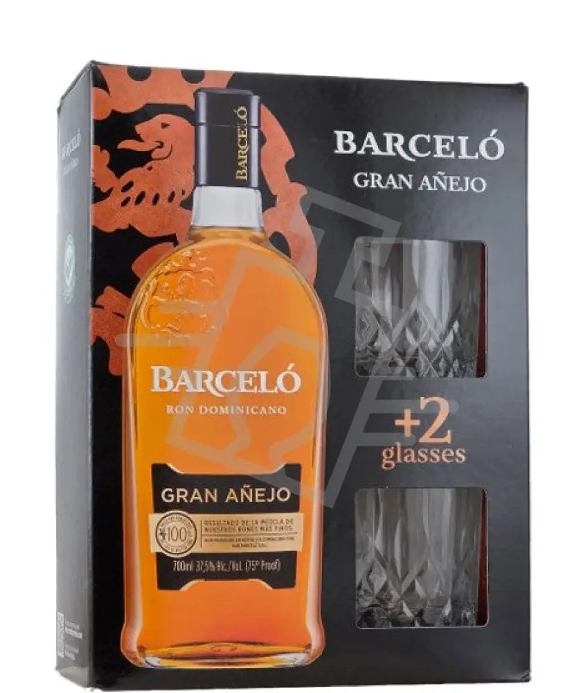 Barcelo Gran Anejo Rum DD. [0,7L|37,5% ] + 2 pohár Rum