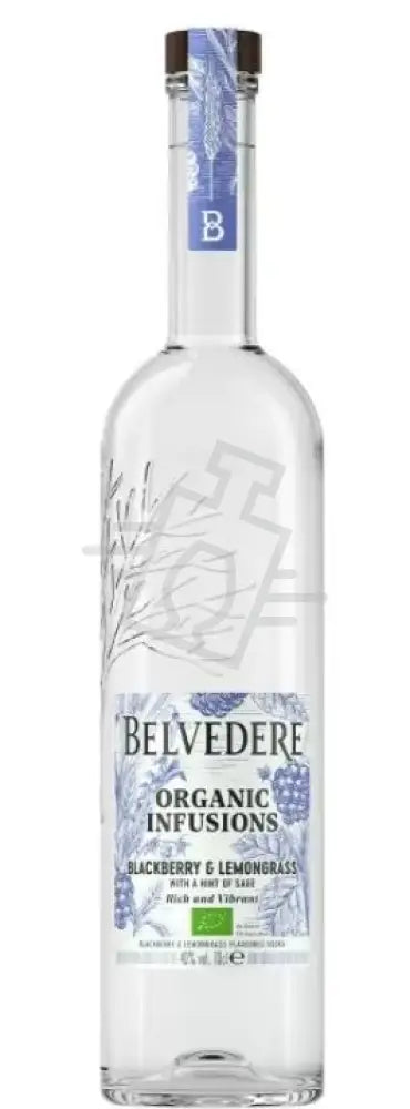 BELVEDERE Vodka Organic Infusions 0,7l Blackberry & Lemongrass 40%