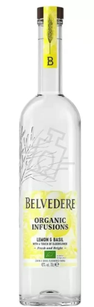 BELVEDERE Vodka Organic Infusions 0,7l Lemon & Basil 40%