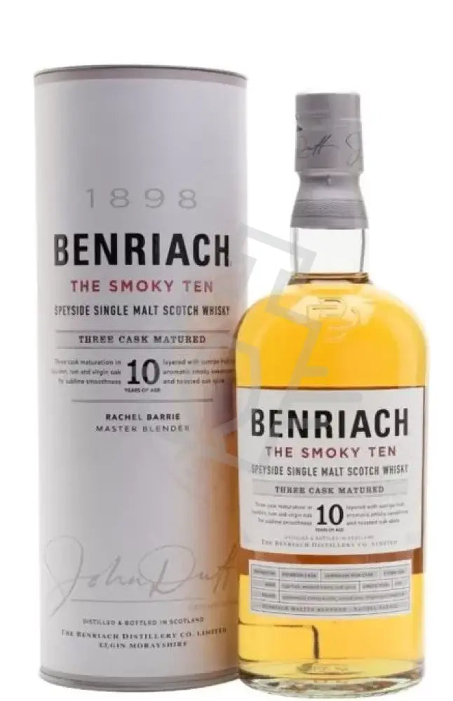 BENRIACH Whisky 10y 0,7l The Smoky Ten Single Malt Scotch 46% DD.