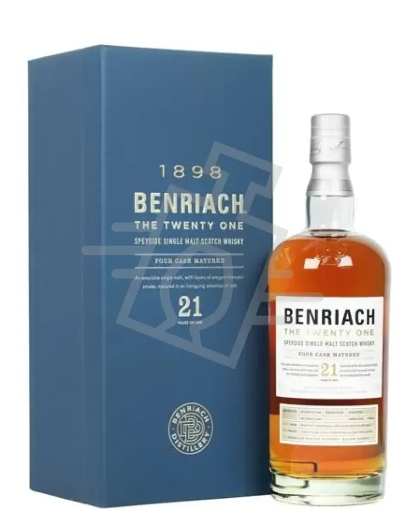 BENRIACH Whisky 21y 0,7l The Twenty One Four Cask Matured 46% BŐRDD.