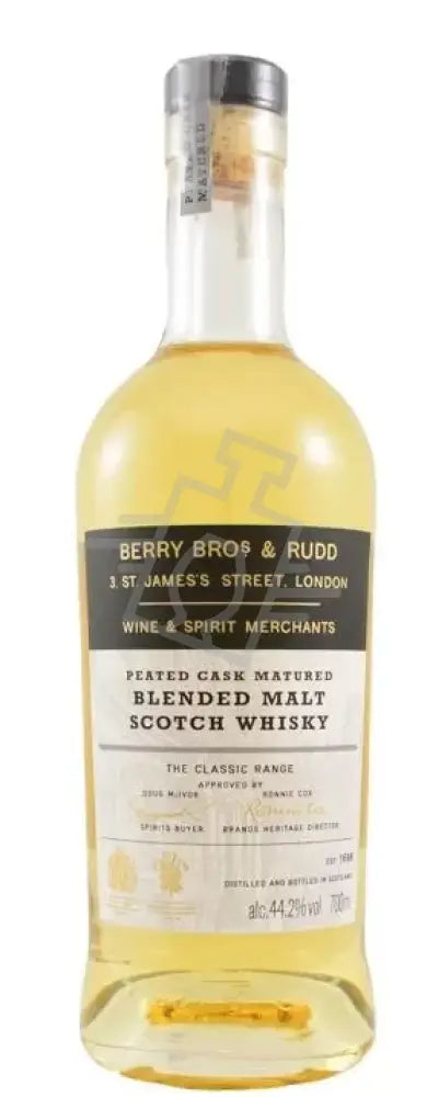BERRY B & R Whisky 0,7l Peated Cask Matured Blended Malt Scotch 44,2%