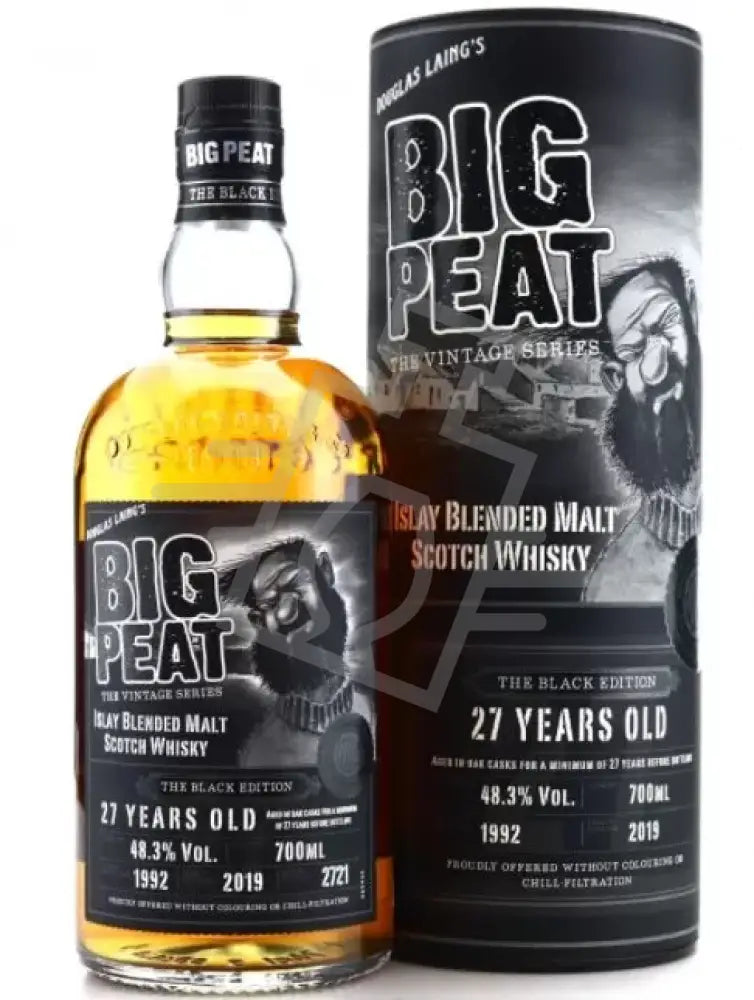BIG PEAT Whisky 27y 0,7l Islay Blended Malt Black Edition 48,3% DD.
