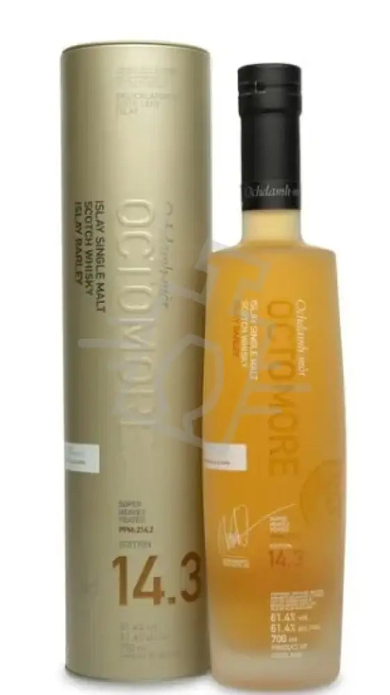 BRUICHLADDICH Whisky 0,7l Octomore 14.3 Ochdamh-mór Islay S.M. 61,4% FÉMDD