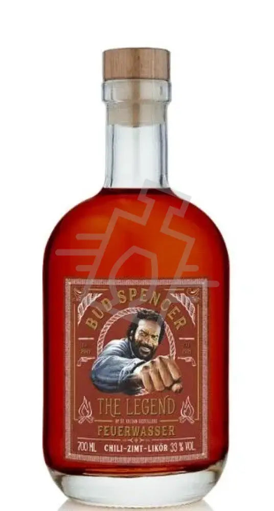 BUD SPENCER Likőr 0,7l The Legend Feuerwasser (Chili-Zimt) 33%
