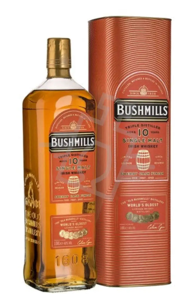 Bushmills 10 Years Sherry Cask Whiskey DD. [1L|46% ] Whisky