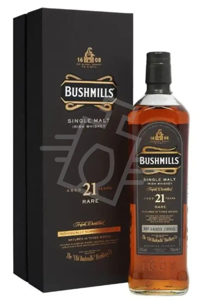 BUSHMILLS Whisky 21y 0,7l 40% DD.