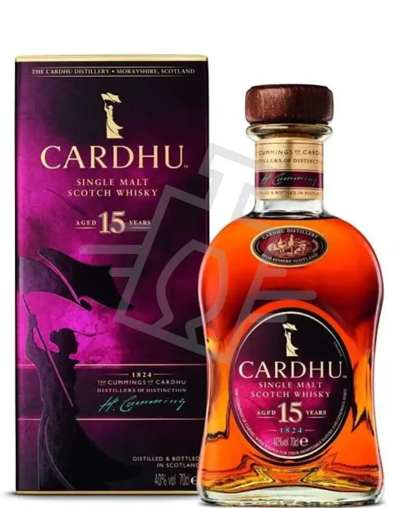 CARDHU Whisky 15y 0,7l Single Malt Scotch 40% DD.