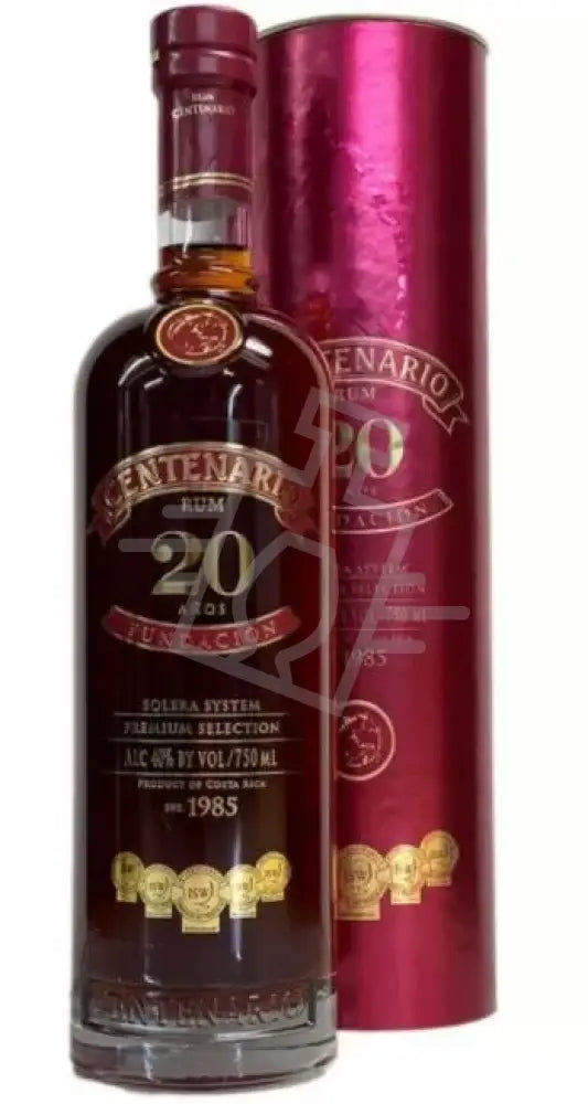 CENTENARIO Rum 20y 0,7l Fundación 40% DD.