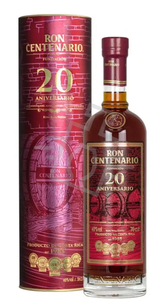 Centenario 20 Years Fundacion Rum DD. [0,7L|40% ] Rum