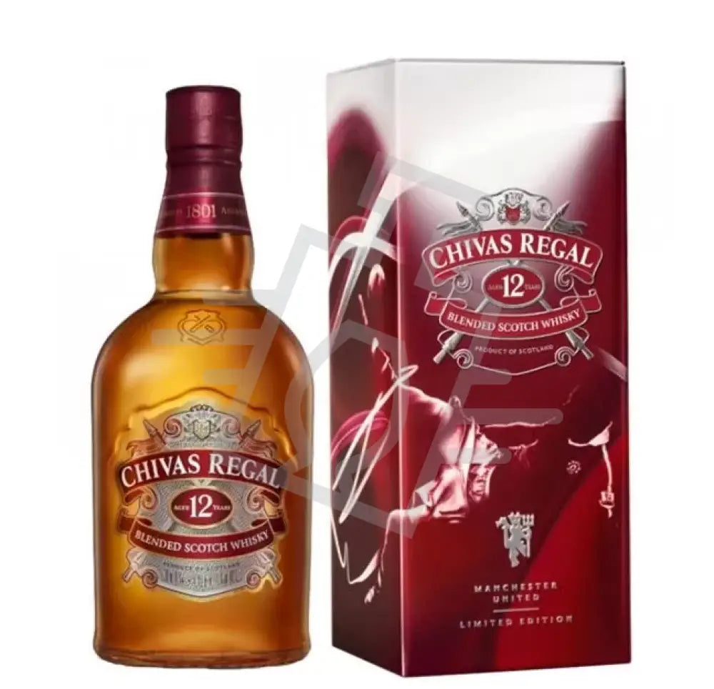 CHIVAS REGAL Whisky 12y 0,7l 40% FÉMDD. Manchester United Limited Edition