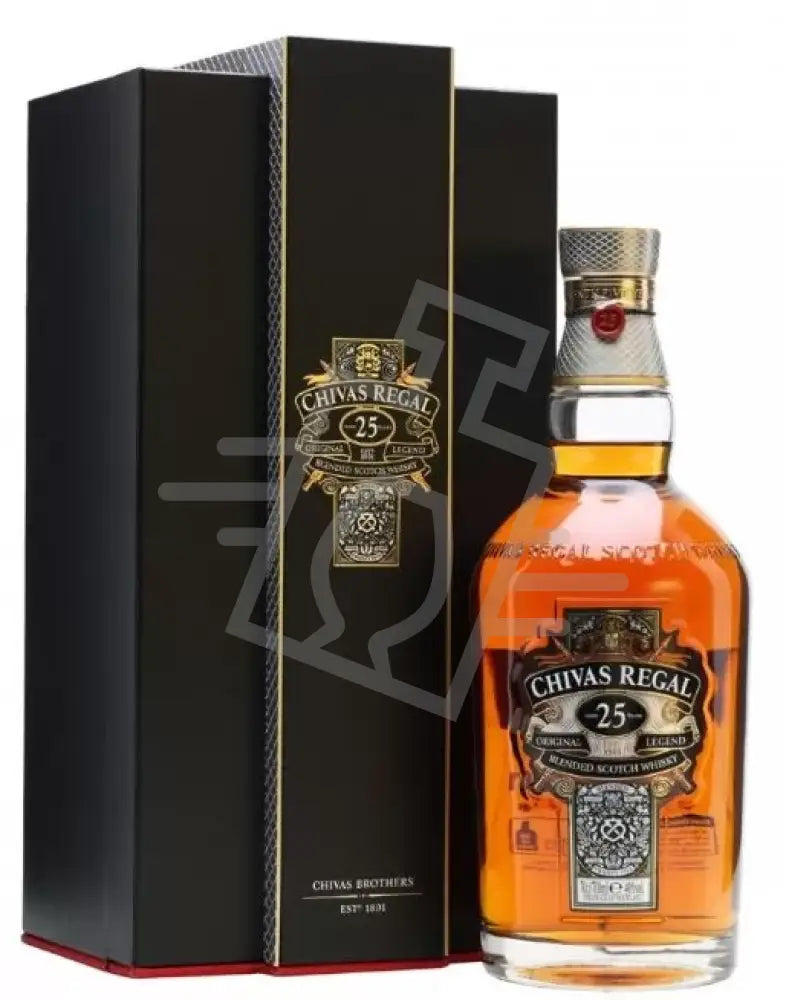 CHIVAS REGAL Whisky 25y 0,7l 40% BŐRDD.