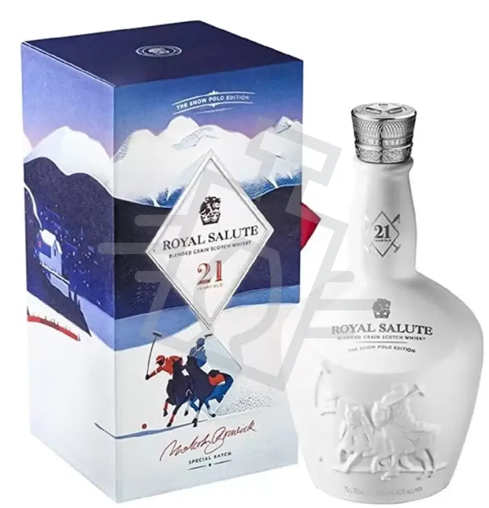 CHIVAS REGAL Whisky Roy. Sal. 21y 0,7l The Snow Polo Ed. 46,5% DD.