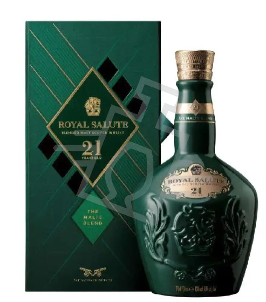 CHIVAS REGAL Whisky Roy. Sal. 21y 0,7l The Malts Blend 40% DD.(zöld)