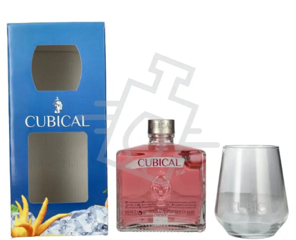 Cubical Kiss Premium Gin DD. [0,7L|37,5% ] + pohár Gin