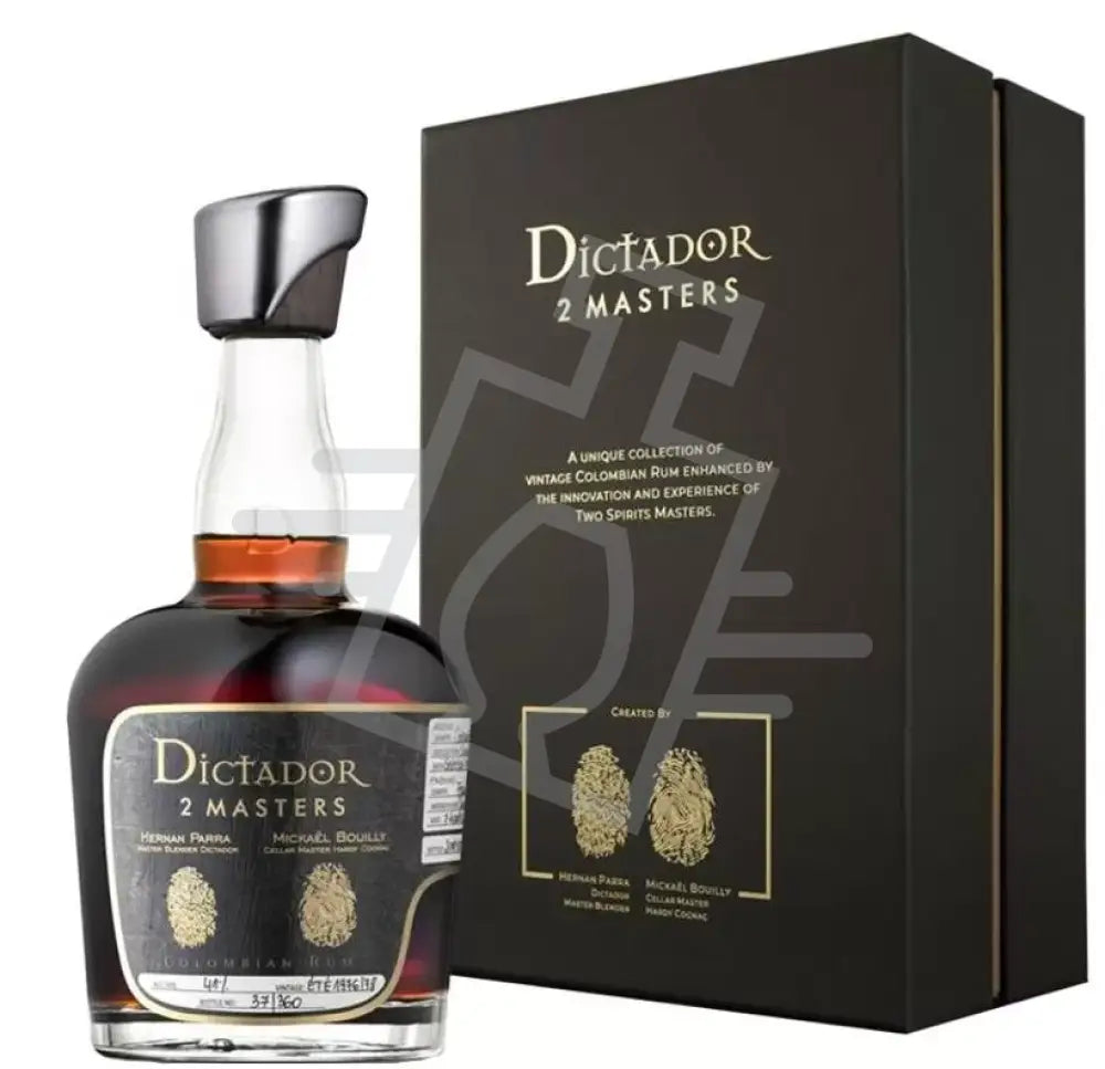 DICTADOR Rum 0,7l 2 Masters Vintage 1976/78 Hardy Cask 41% DD.