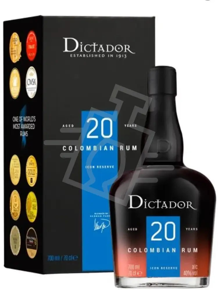 DICTADOR Rum 20y 0,7l 40% DD.