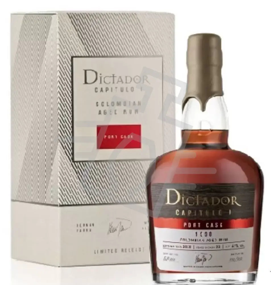 DICTADOR Rum 0,7l Capitulio I Port Cask 1998 Bottl:2020. 22 years 42% DD.