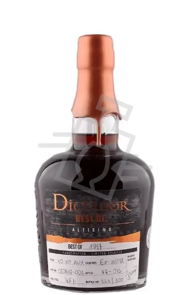 DICTADOR Rum 0,7l The Best Of 1977 Altissimo 44%