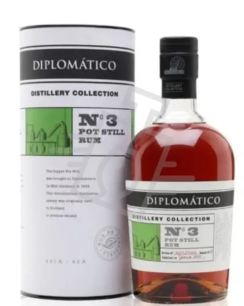 DIPLOMATICO Rum 0,7l Distillery Collection No.3 Pot Still 47% DD.