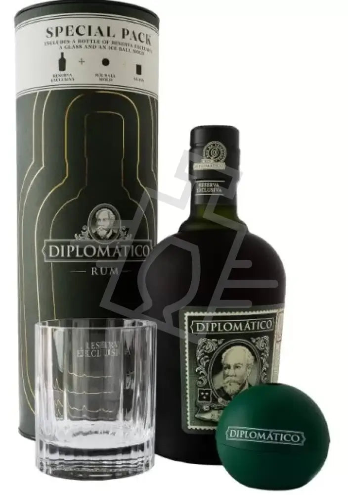DIPLOMATICO Rum Reserva Exclusiva 0,7l 40% DD. + pohár + jégkészítő