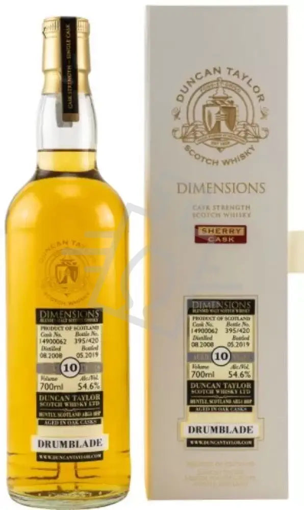DRUMBLADE Whisky 10y 0,7l Sherry Cask Scotch Dimension 54,6% DD.