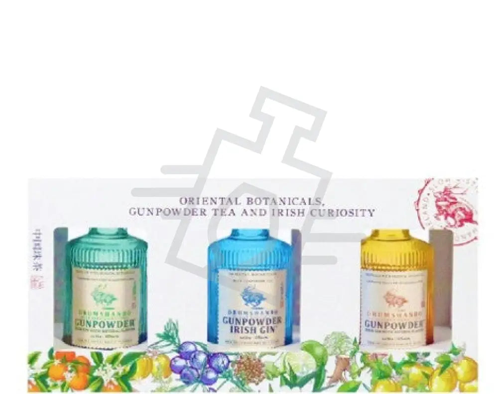DRUMSHANBO GUNPOWDER Gin Mini Pack [0,05L*3|43% ] Gin
