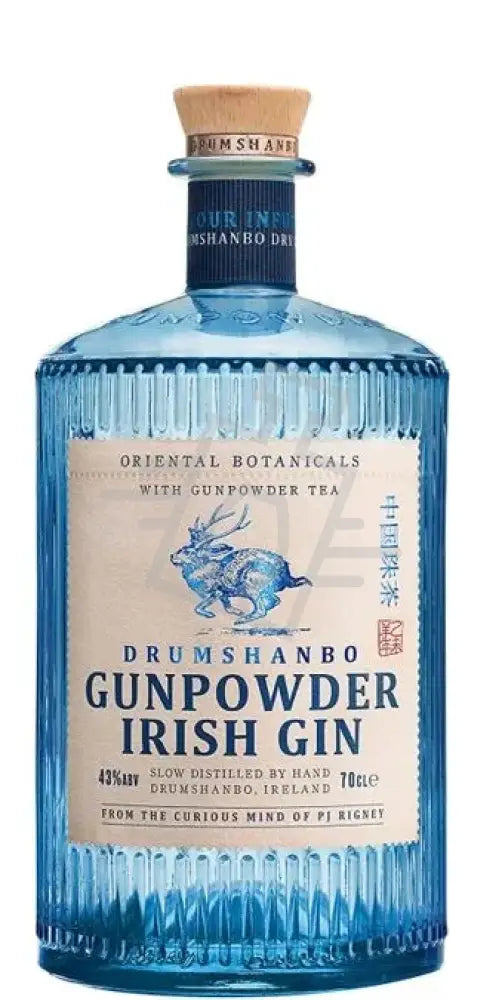 DRUMSHANBO GUNPOWDER Gin 0,7l Irish 43% DD. + pohár