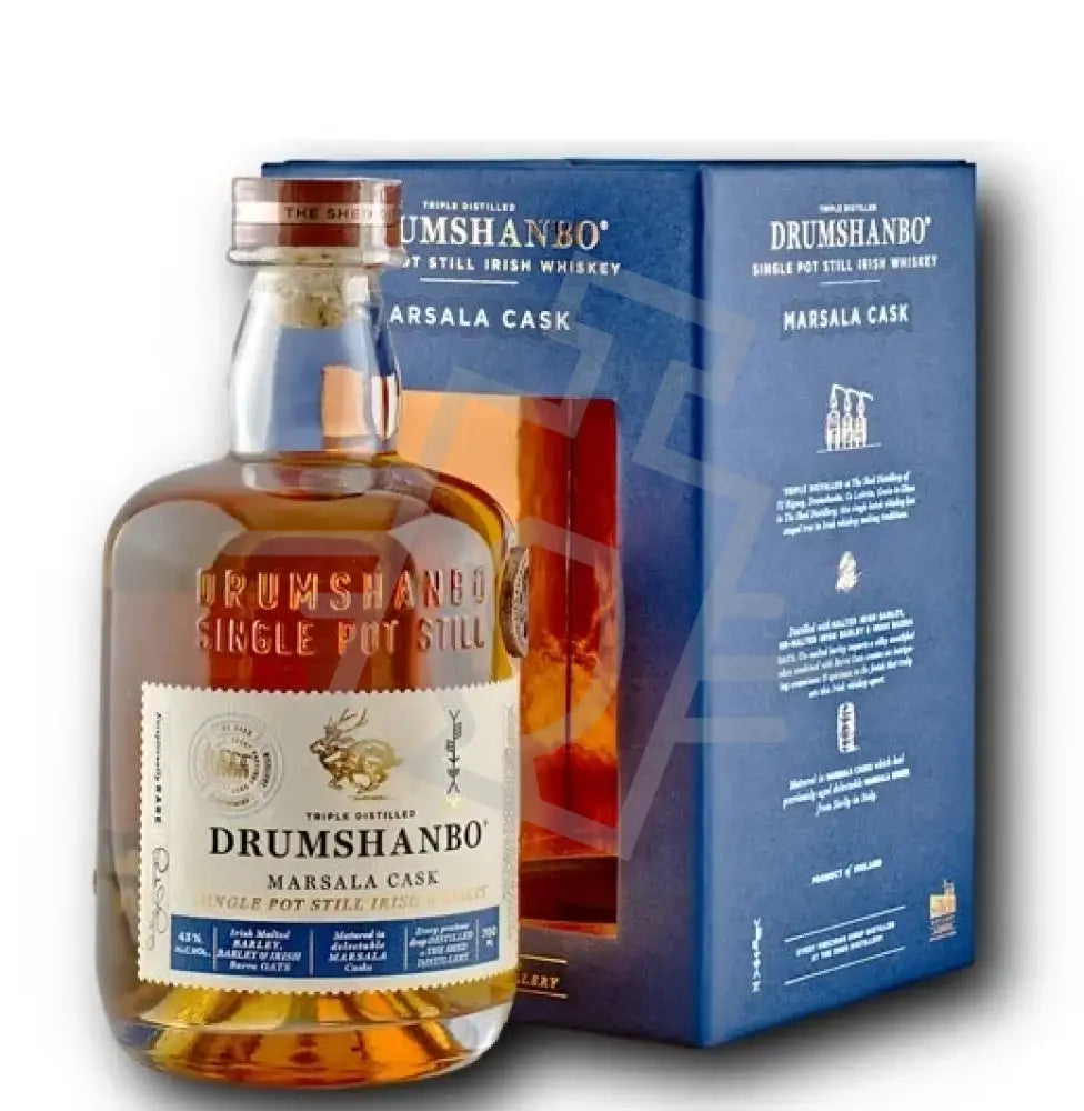 DRUMSHANBO Whisky 0,7l Marsala Cask Single Pot Still Irish 43% DD.