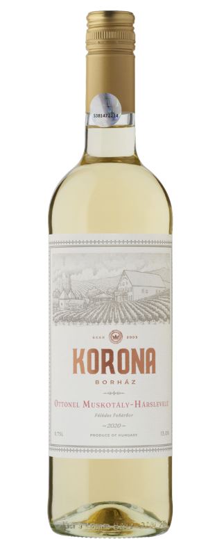 EGRI KORONA BORHÁZ Egri Ott.Muskotály Hárslevelű 2024. félé. [0,75L|12,5%]