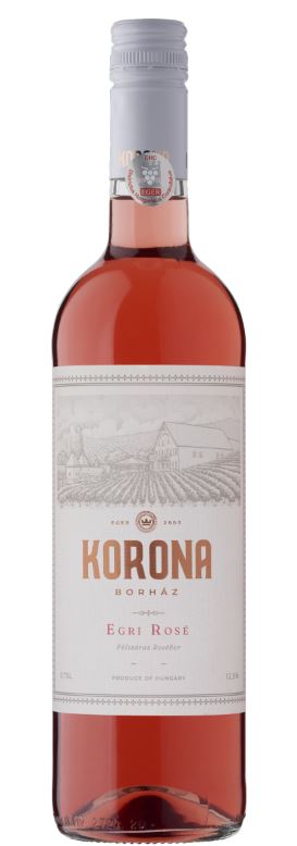 EGRI KORONA BORHÁZ Egri Rosé 2024. 0,75l félszáraz