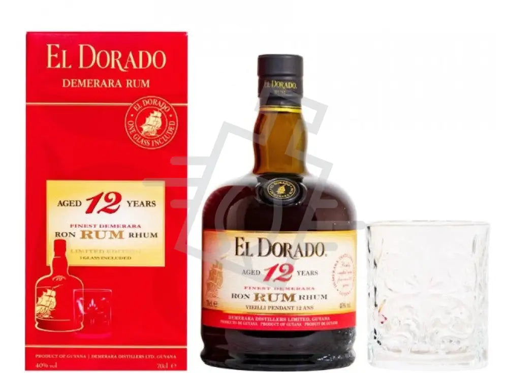El Dorado 12 Years Rum DD. [0,7L|40% ] + pohár Rum