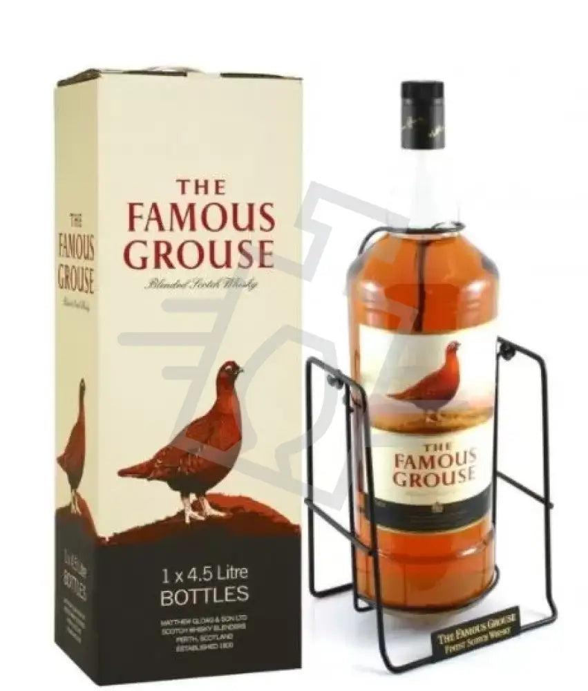 FAMOUS GROUSE Whisky Blended 4,5l Scotch 40% + állvány