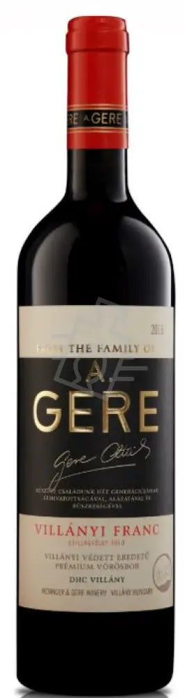 Gere A. Villányi Franc Csillagvölgy-dűlő [0,75L|2021] Bor