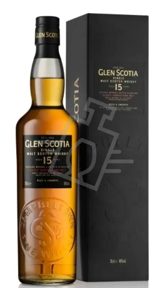 GLEN SCOTIA Whisky 15y 0,7l Classic Campbeltown Malt 46% DD.