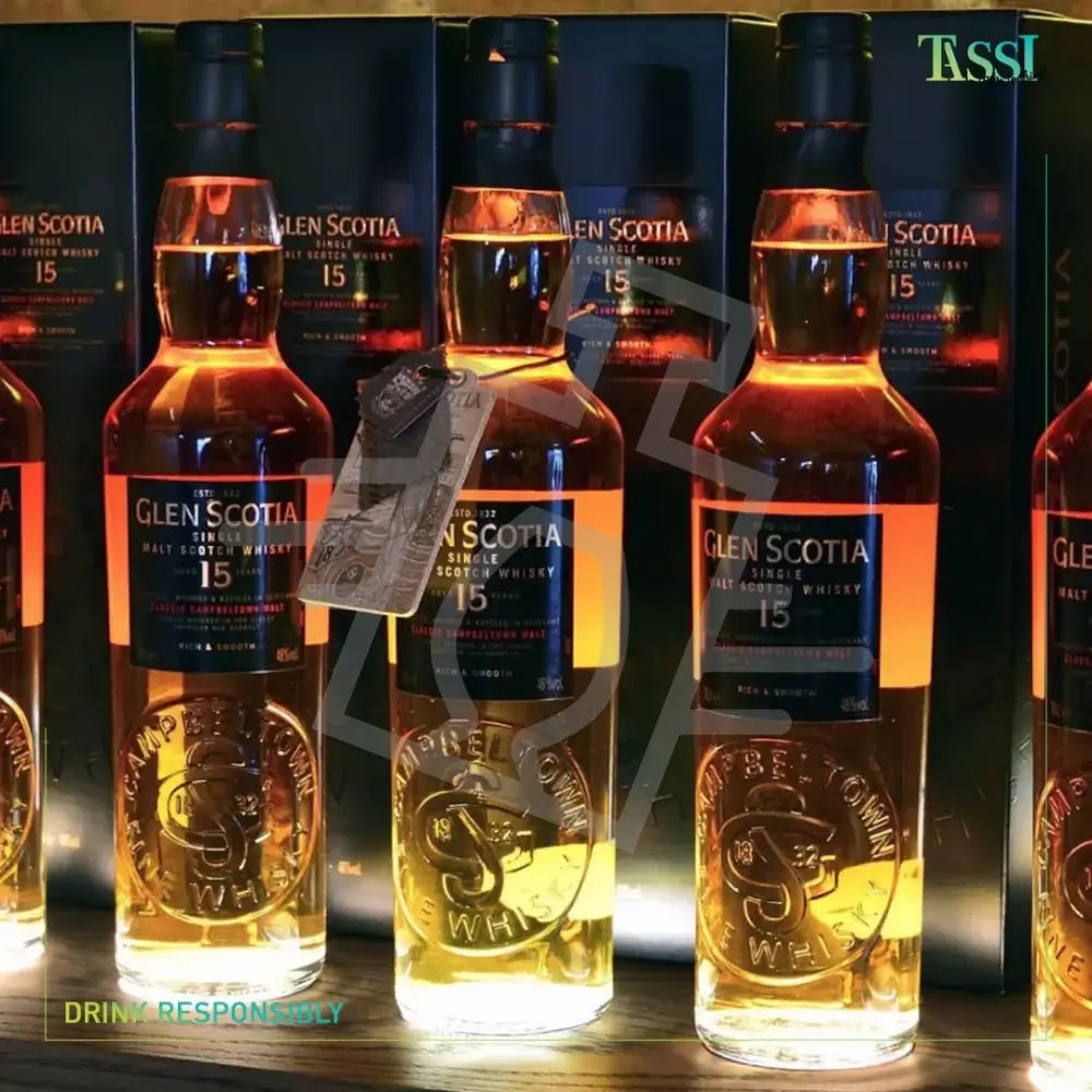 GLEN SCOTIA Whisky 15y 0,7l Classic Campbeltown Malt 46% DD.