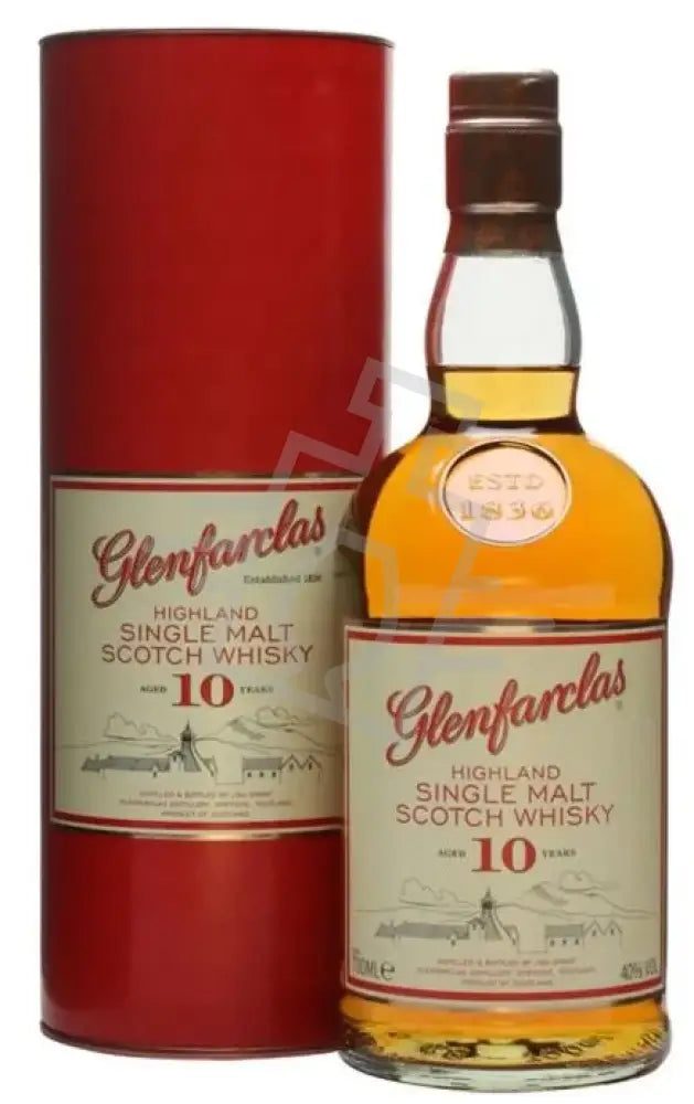 GLENFARCLAS Whisky 10y 0,7l Highland Single Malt Scotch 40% DD.