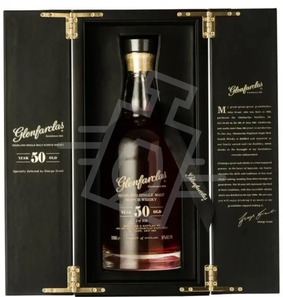GLENFARCLAS Whisky 50y 0,7l Highland Single Malt Scotch 50% DD.