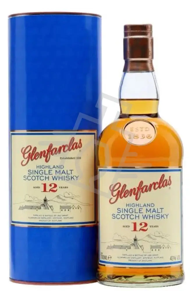 GLENFARCLAS Whisky 12y 0,7l Highland Single Malt Scotch 43% DD.