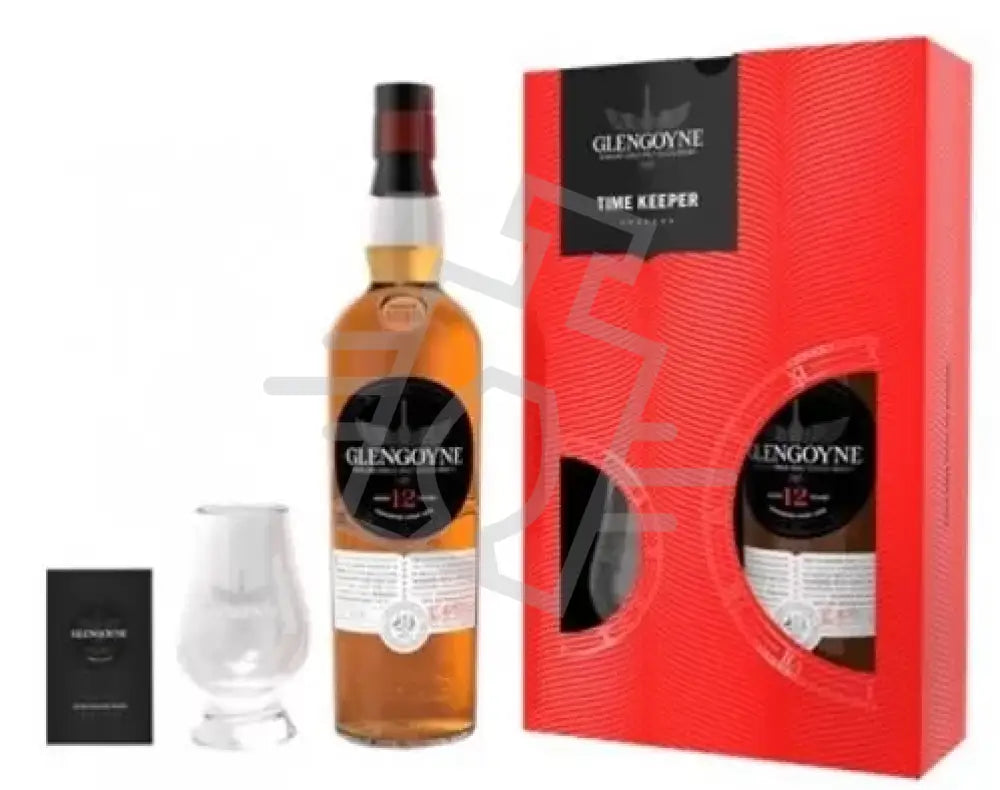 GLENGOYNE Whisky 12y 0,7l Single Malt Scotch 43% DD. Time Keeper (2 pohár)