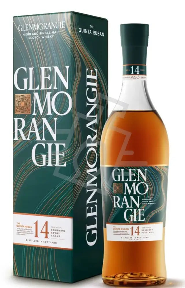 Glenmorangie Whisky 14 years The Quinta Ruban Bourbon & Port Cask Finish 0,7l DD.