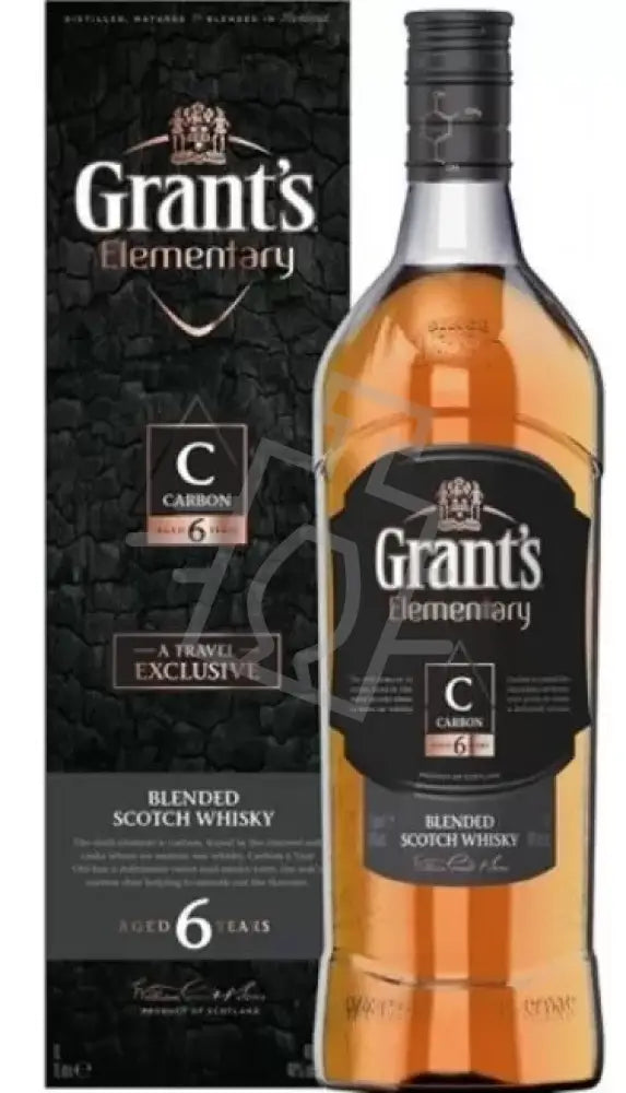 GRANT'S Whisky  6y 1,0l Elementary Carbon Blended Scotch 40% DD.