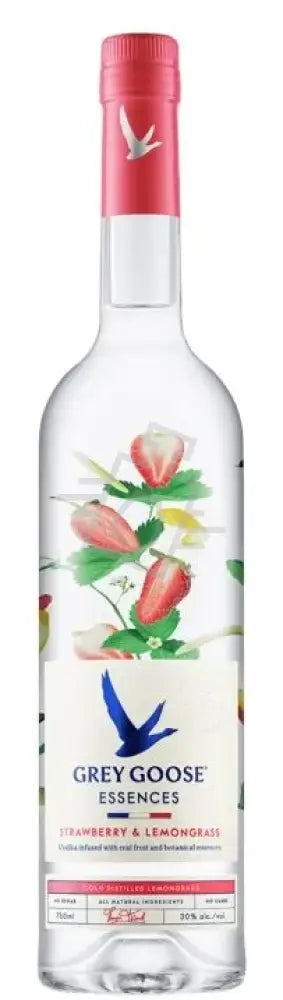GREY GOOSE Vodka Strawberry & Lemongrass (Eper-citromfű) 1,0l 30%