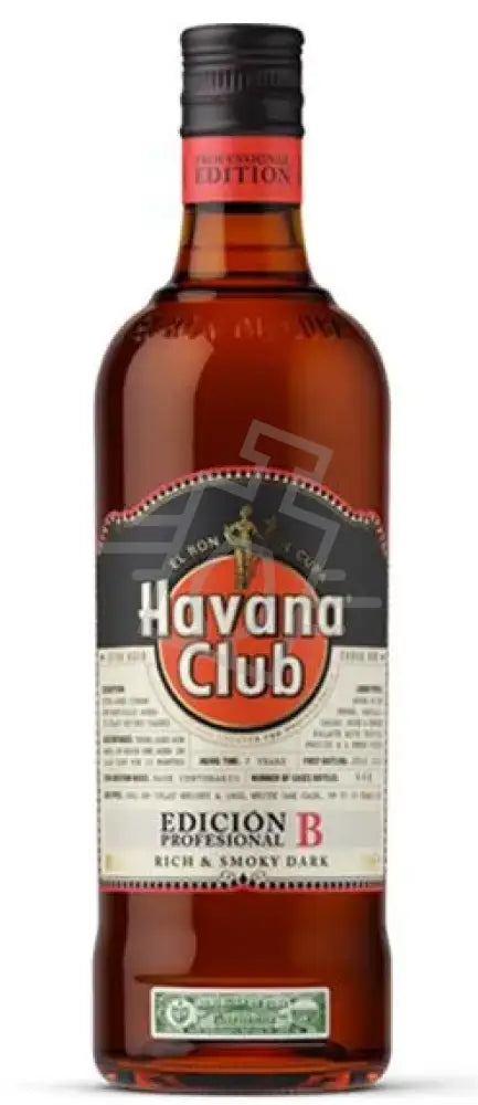 HAVANA CLUB Rum Profesional 0,7l Edición \"B\" 40%