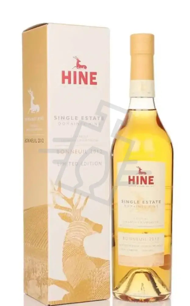 HINE Konyak 0,7l Domaines Hine Bonneuil 2012. Single Estate 42,5% DD.