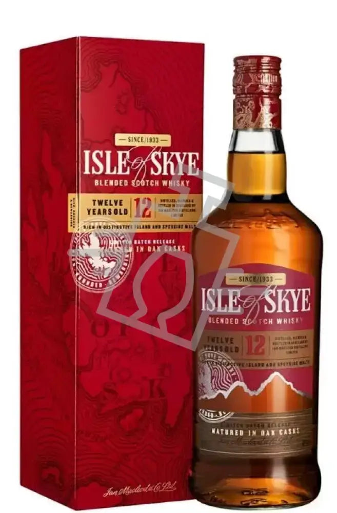 ISLE OF SKYE Whisky 12y 0,7l Blended Scotch 40% DD.